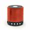 Gembird Tragbarer Bluetooth-Lautsprecher Rote Farbe SPK-BT-08-R