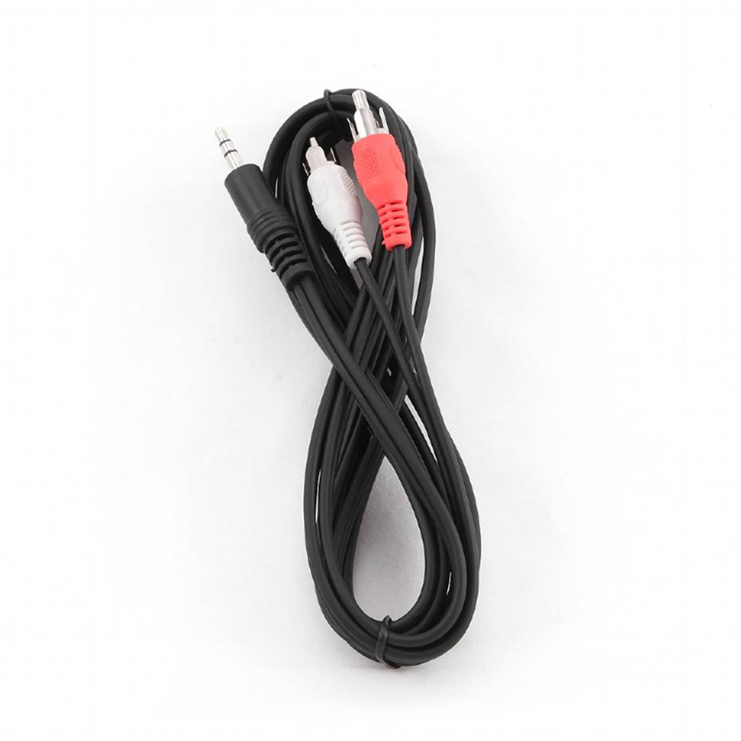 Câble audio Gembird avec prise jack 3,5 mm vers RCA 2,5 m Cablematic