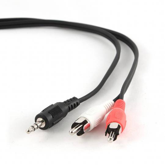 Gembird audio cable 3.5mm jack to RCA 5m