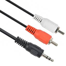 Gembird audiokabel met 3.5mm plug naar RCA 1.5m