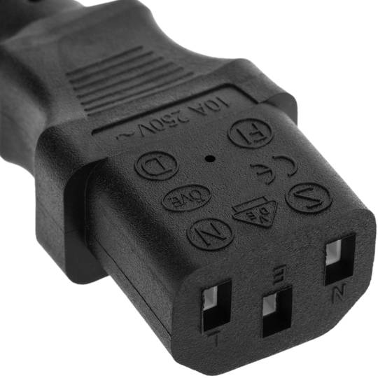 Cavo di alimentazione Gembird con prolunga da 1,8 m C13 maschio a C14 femmina