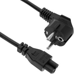 Gembird Schuko-Stromkabel mit C5-Stecker 1,8 m Kleeblatt