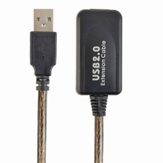 Gembird 10m USB 2.0 Stecker/Buchse Verlängerungskabel