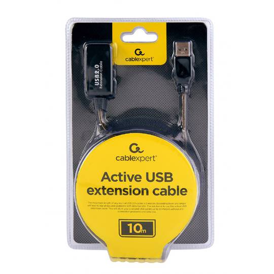 Gembird 10m USB 2.0 Stecker/Buchse Verlängerungskabel