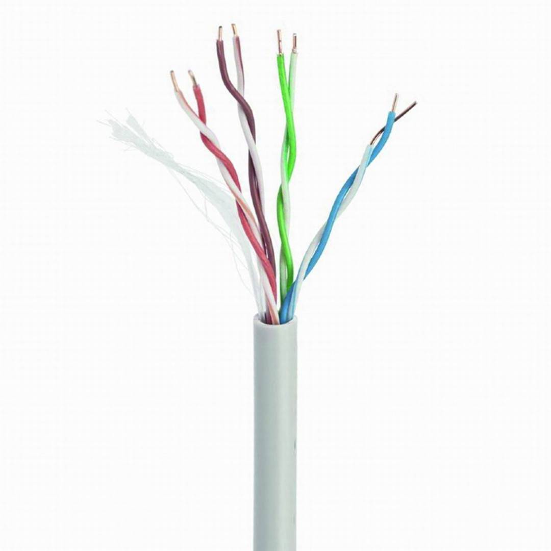 305 m graue Cat. 5e UTP-Ethernet-Netzwerkkabeltrommel UPC-5004E-SO-LSZH