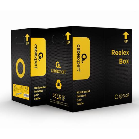 Bobina de cable Gembird Cat.5e FTP CCA rígid de 305m