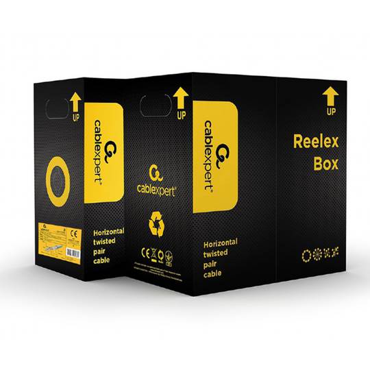 Bobina de cable Gembird Cat.6 FTP premium CCA rígid eca