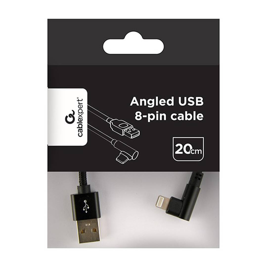Câble Gembird USB 2.0 avec connecteur Lightning 0.2m - Cablematic