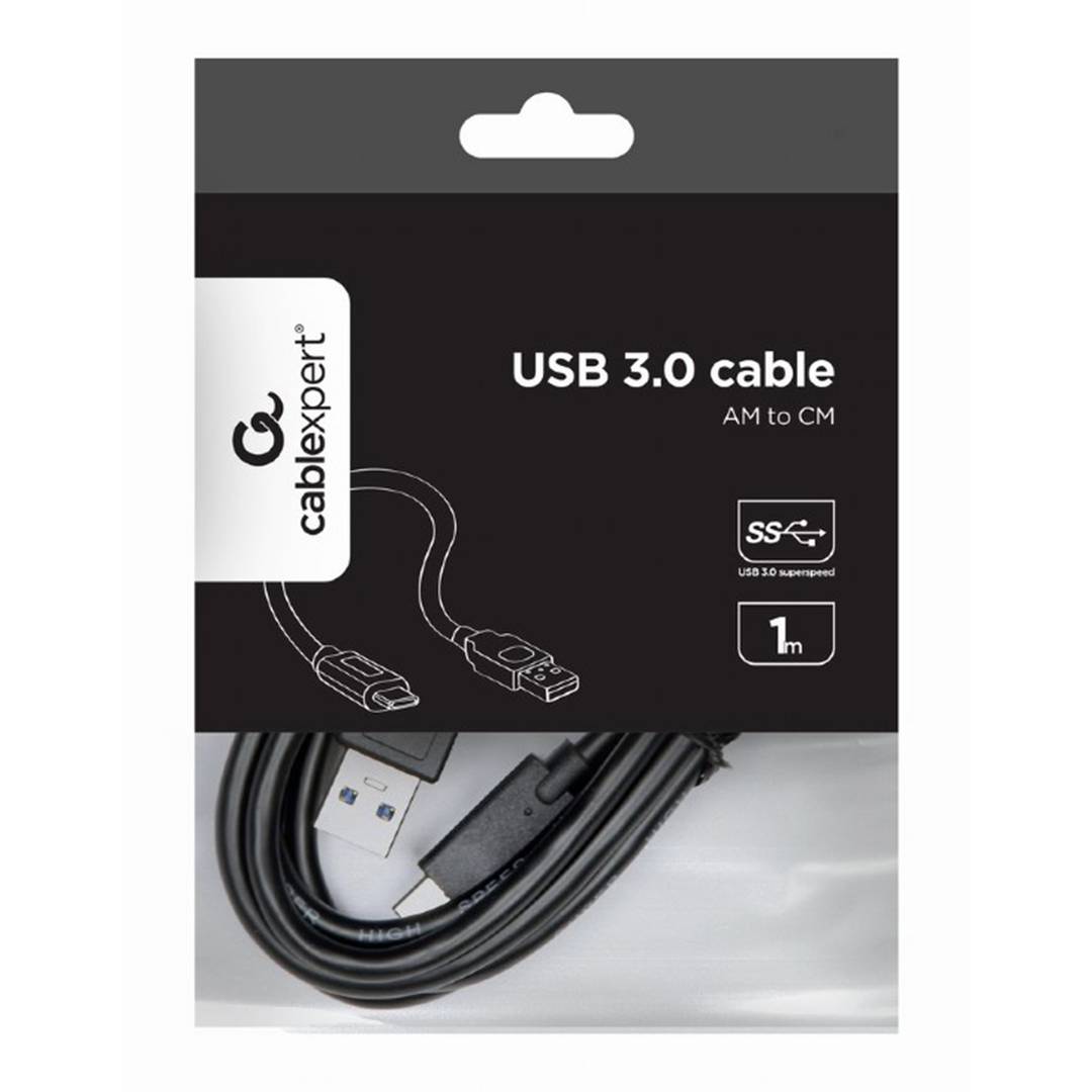 Gembird USB 3.0 Kabel mit Typ C Stecker auf Stecker 1m