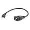 Cable USB Gembird con conector micro USB hembra a macho longitud 0,15m