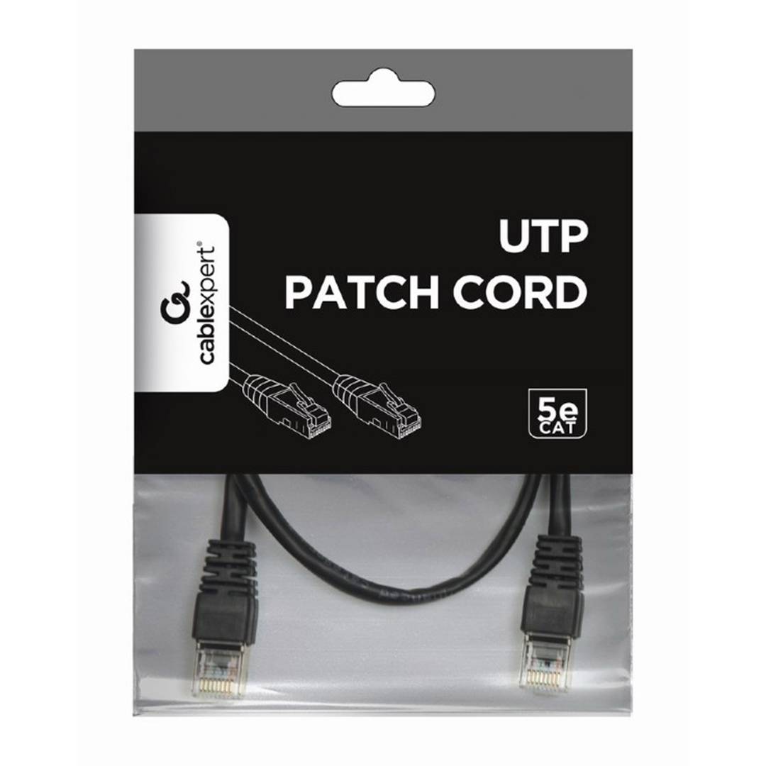Cable Gembird UTP Cat5e d'1 metre de color negre