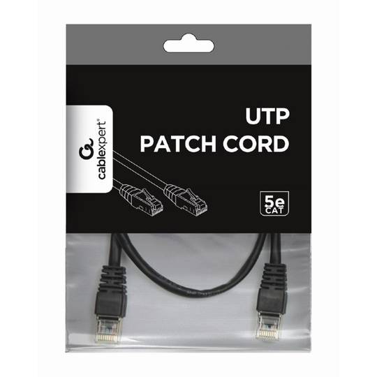 Cable Gembird UTP Cat5e d'1 metre de color negre