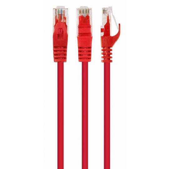 Gembird UTP Cat6 cable 0.25 meters red color