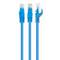 Kabel Gembird UTP Cat6 0,25m w kolorze niebieskim