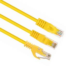 Cable Gembird UTP Cat6 de 1 metre de color groc