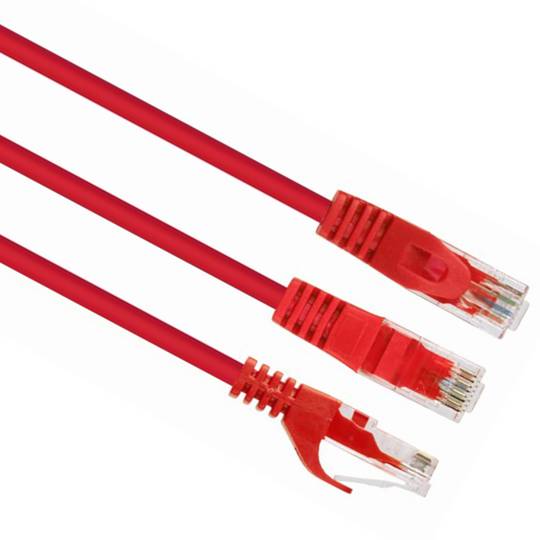 Cable Gembird UTP Cat6 de 3 metros, color rojo