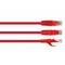 Cable Gembird UTP Cat6 de 3 metros, color rojo