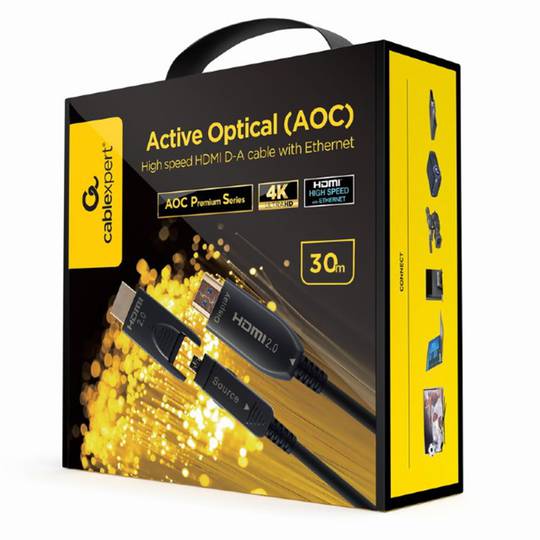 AOC HDMI DA High Speed Cable with AOC Premium Series Ethernet 30m