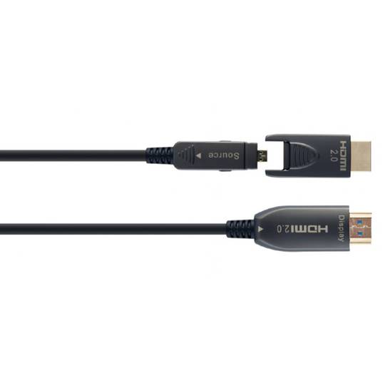 Cabo adaptador duplo AOC HDMI de alta velocidade com Ethernet Premium Series 20m
