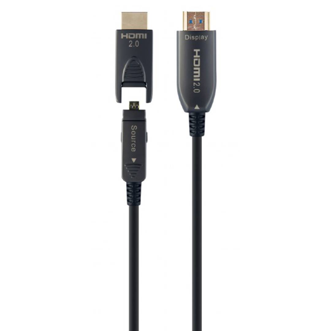 Cabo adaptador duplo AOC HDMI de alta velocidade com Ethernet Premium Series 20m