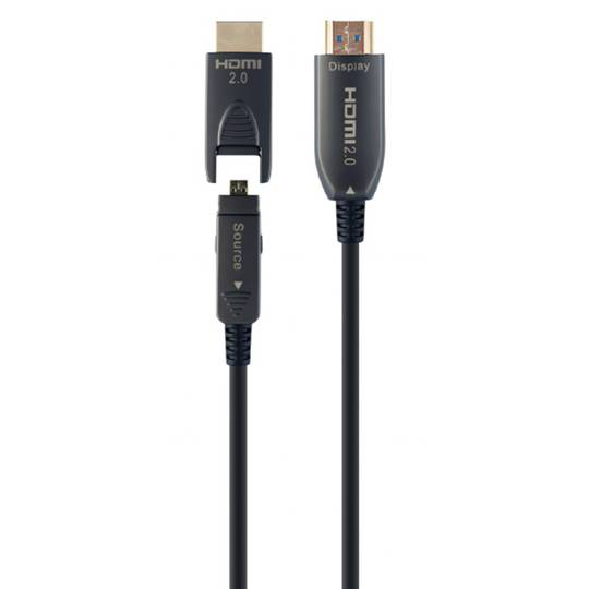 Cabo adaptador duplo AOC HDMI de alta velocidade com Ethernet Premium Series 20m