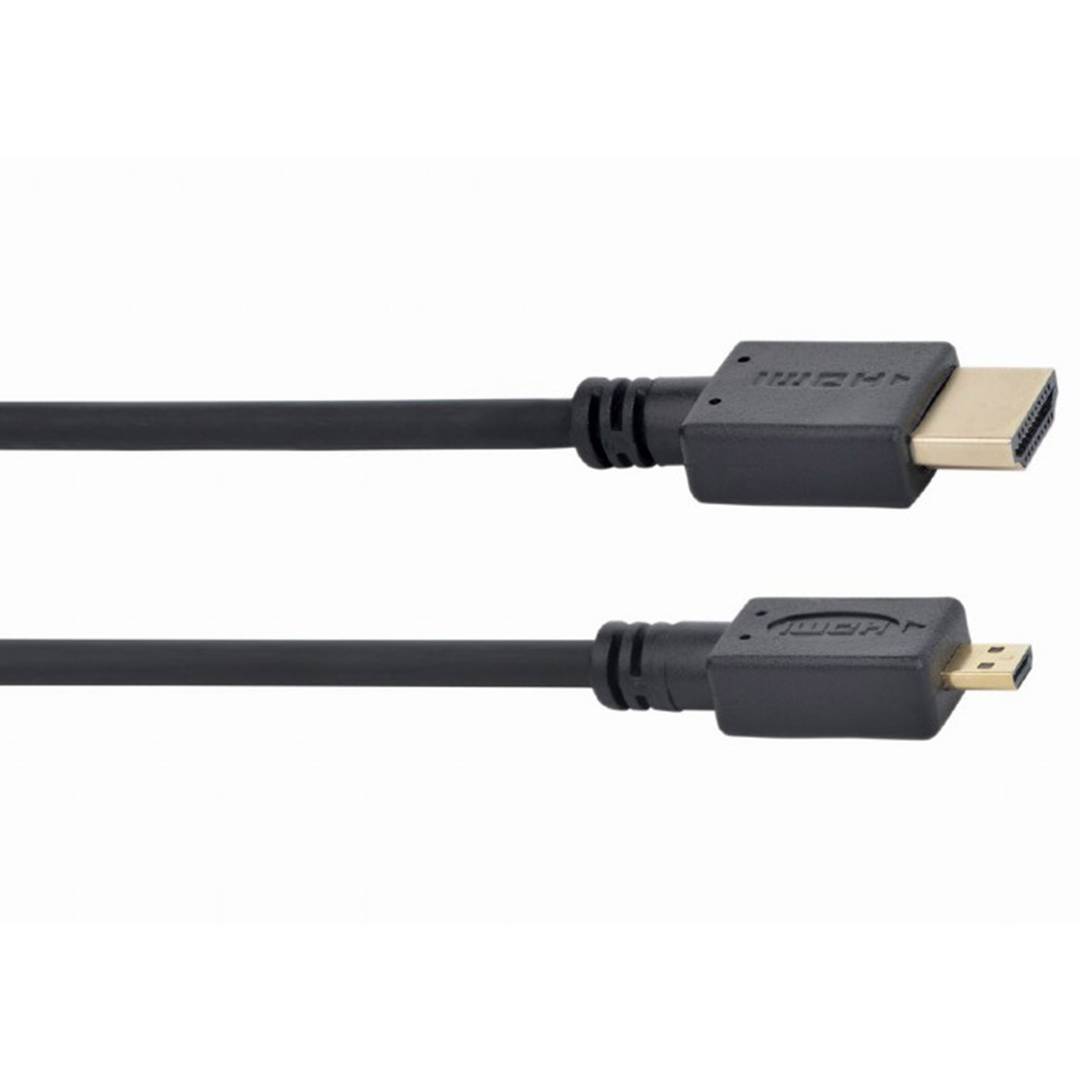 Cable HDMI Gembird de 1,8 m con conectores HDMI macho a micro HDMI macho V1.3