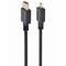 Cable HDMI Gembird de 1,8 m con conectores HDMI macho a micro HDMI macho V1.3