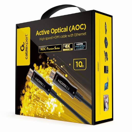 Gembird High Speed HDMI Cable with AOC Active Optics and Ethernet 10m