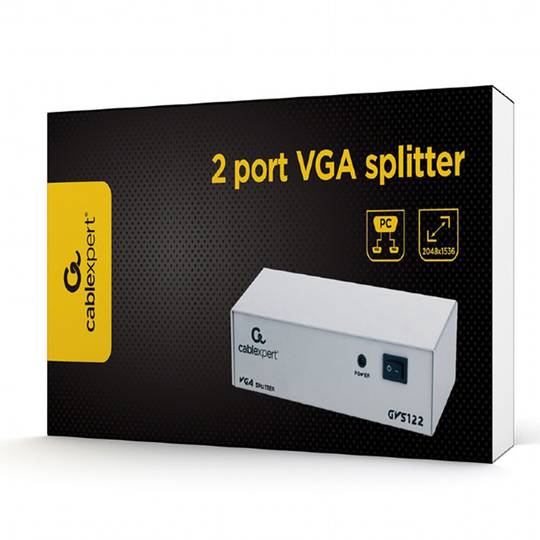Gembird VGA splitter voor twee monitoren