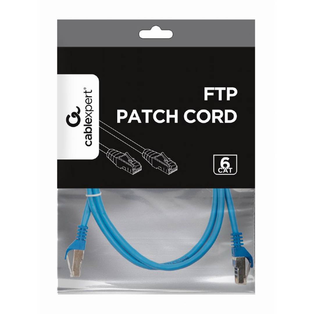 Gembird FTP Cat.6 cabo de rede 1m azul