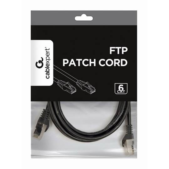 Cavo di rete Gembird FTP Cat.6 2m, colore nero