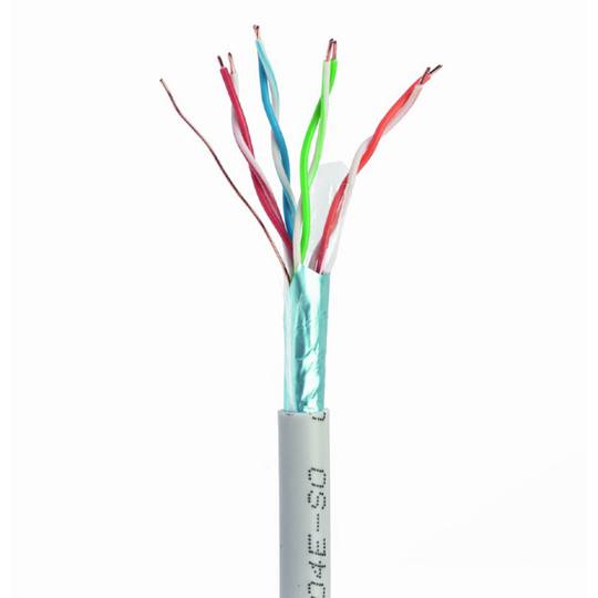 Câble réseau Gembird FTP Cat5e rigide AWG24 en bobine de 305m, gris