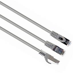 Câble réseau Gembird FTP Cat6 sans halogène 3m en gris
