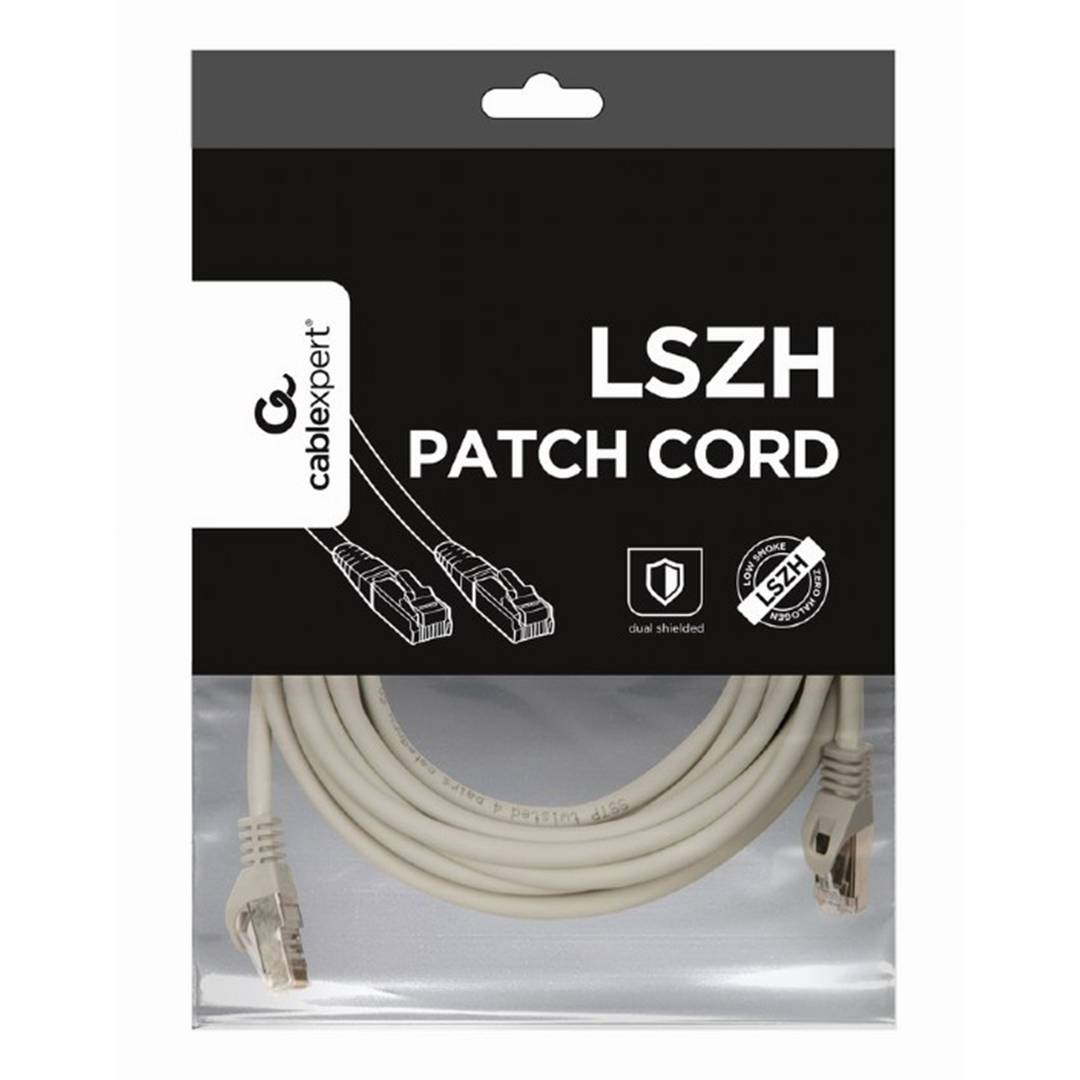 Gembird FTP Cat6A LSZH network cable 5m gray