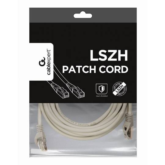 Gembird FTP Cat6A LSZH network cable 5m gray
