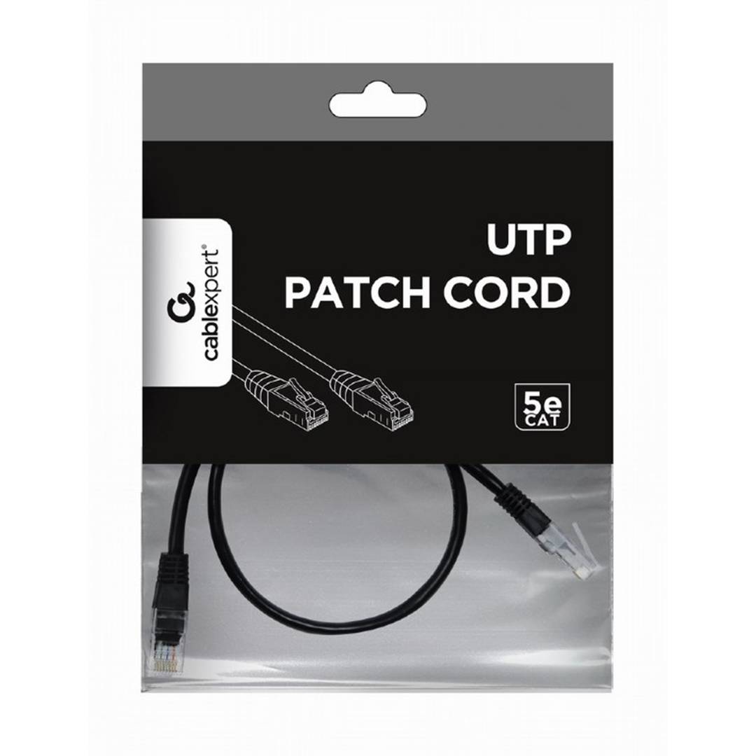 Gembird UTP Cat5e network cable 0.5m black