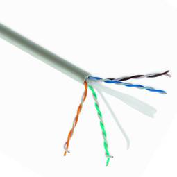 Cable xarxa Gembird UTP Cat.6 rígid de bobina de 305m de color gris AWG24