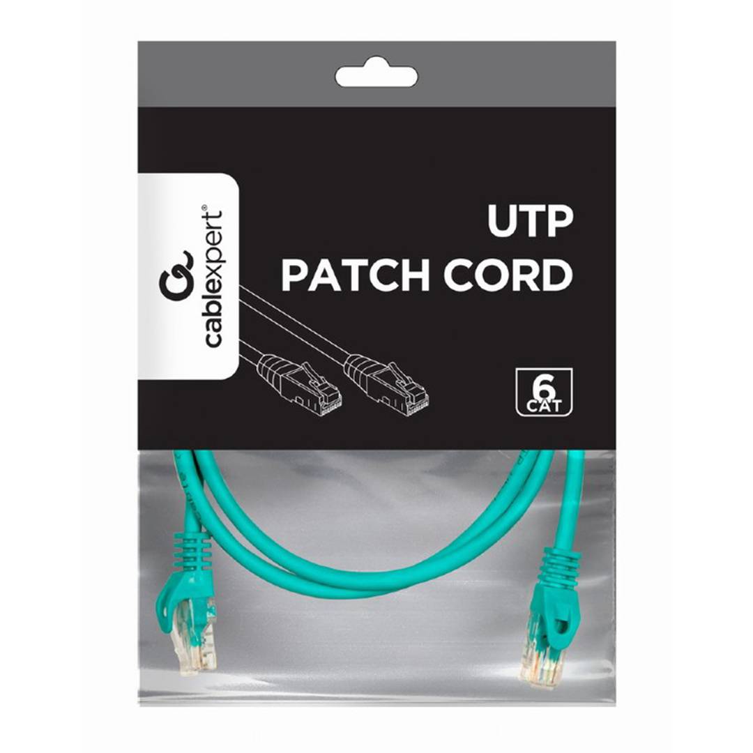 Gembird UTP network cable Cat.6 1m green