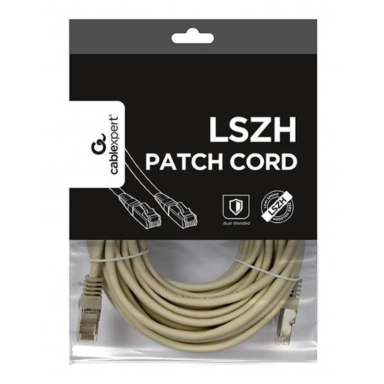Gembird FTP Cat6A LSZH cabo 10 metros em cinza