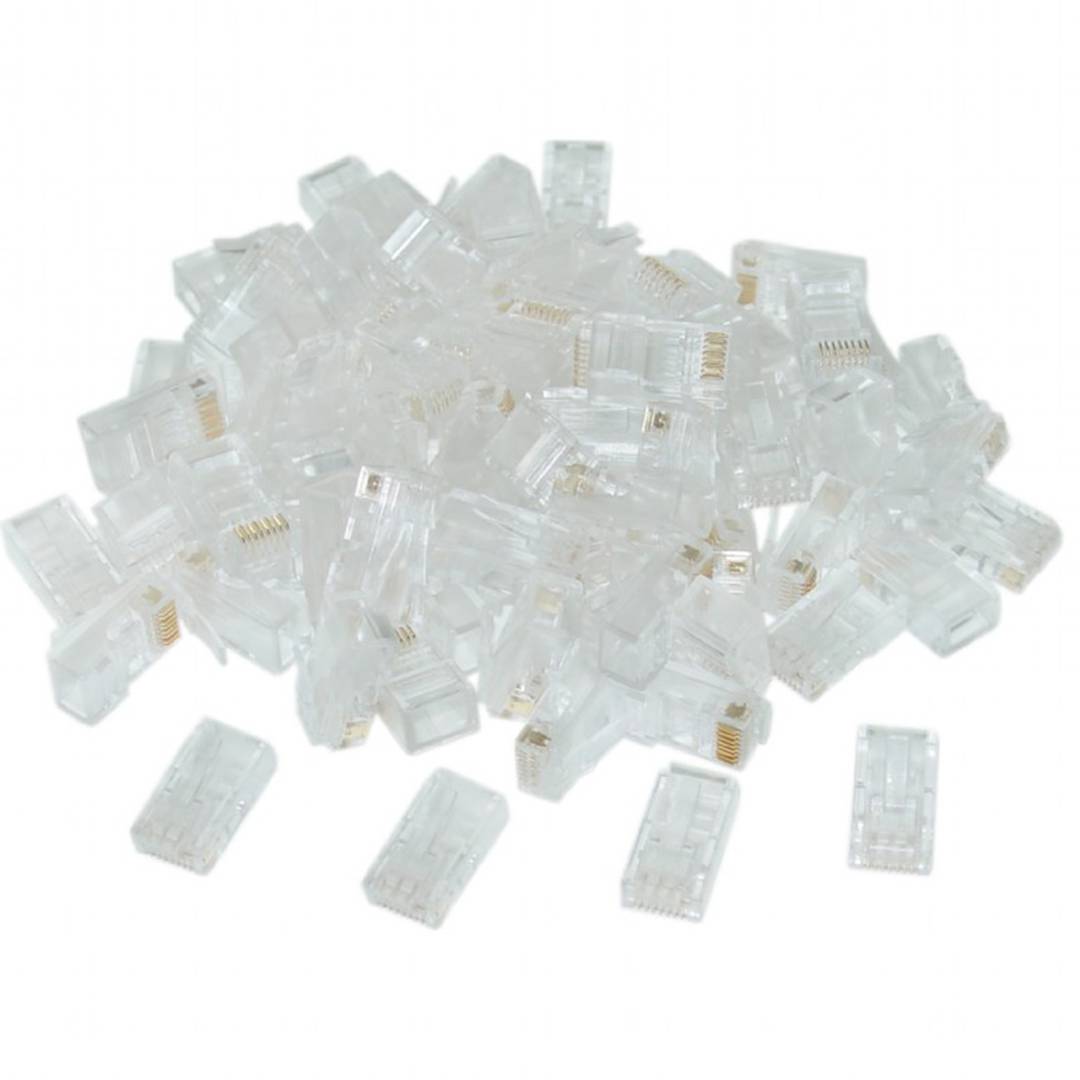 Pak van 100 Gembird RJ45 Cat.6 connectoren