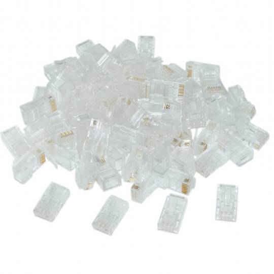 Pak van 100 Gembird RJ45 Cat.6 connectoren