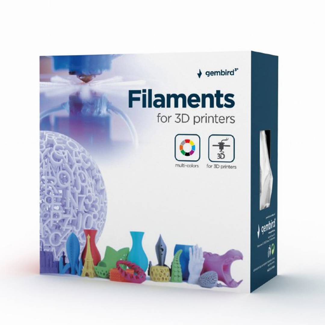 Filamento ABS rosso Gembird 1,75 mm 1 kg