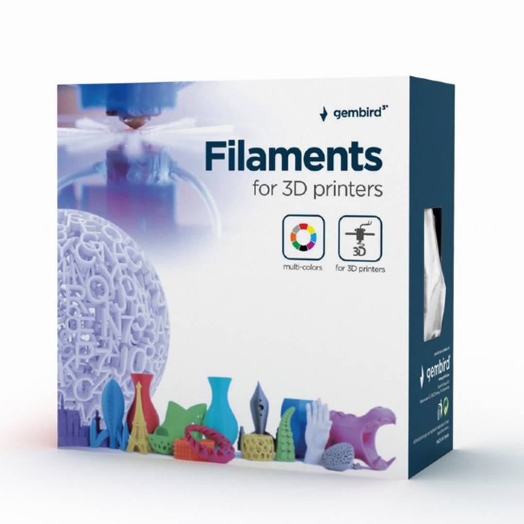 Gembird Gelbes PLA-Filament 1,75 mm 1 kg