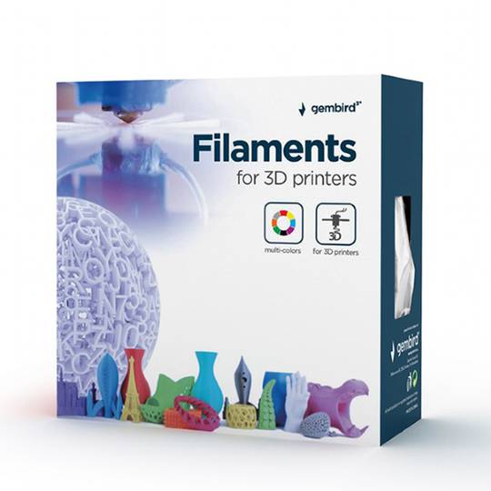 Filament PLA Gembird Czarny 1.75mm 200g