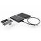 Carcassa Gembird HDD a SATA USB tipus C 3.1 d'alumini negre