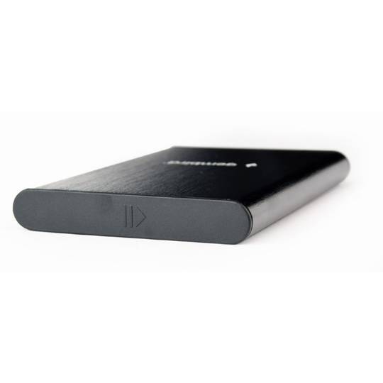 Carcassa Gembird HDD a SATA USB tipus C 3.1 d'alumini negre