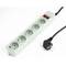Gembird power strip with 5 sockets with surge protection 3 m white color