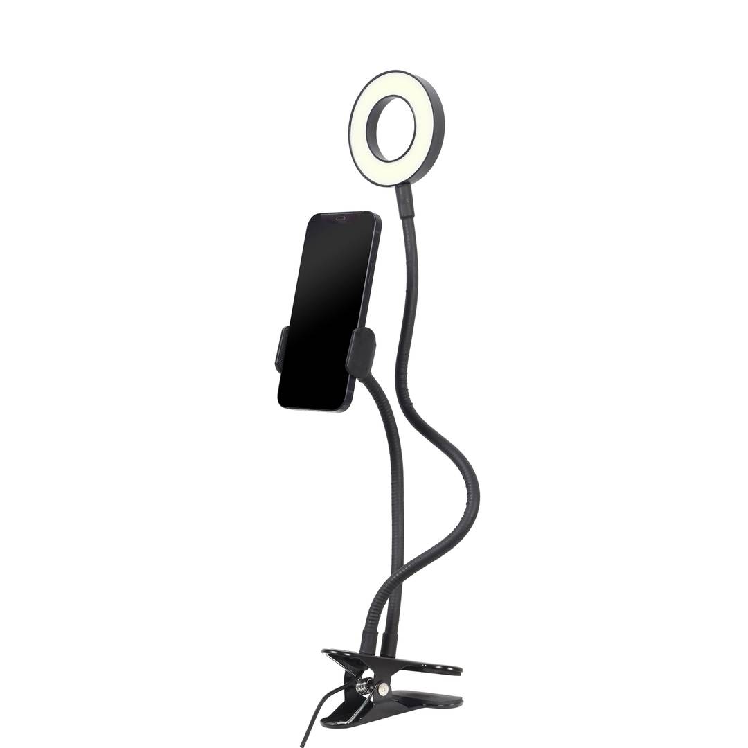 Gembird Selfie Ring Light met Telefoonhouder