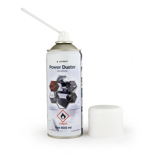 Spray limpiador de aire comprimido Gembird de 400 ml