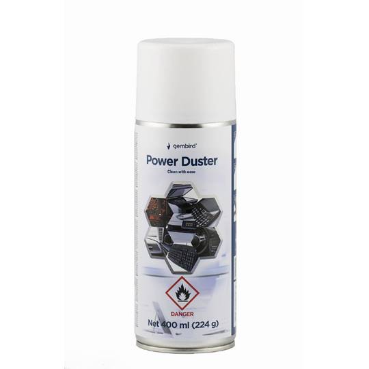 Spray limpiador de aire comprimido Gembird de 400 ml